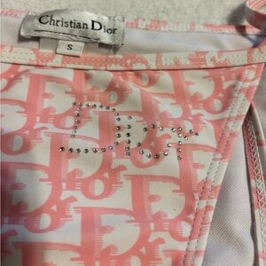 Dior Pink Logo Bikini